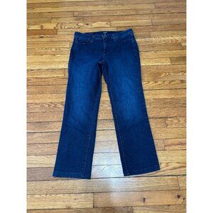 NYDJ Womens Sheri Slim Jeans Size 6 Blue Stretch Denim Pants Lift Tuck 31x26